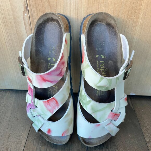 Birkenstock Shoes - Papillio by Birkenstock Pisa Floral Print Sandals Size 38 Boho Comfort